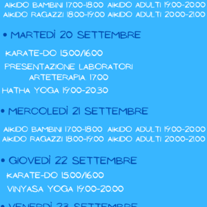 Lezioni Open Week