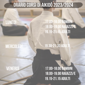 Nuovi Orari Corsi Di Aikidō Cosenza